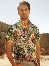 Image result for Suit with Hawaiian Shirt