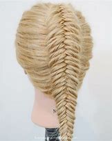 Image result for Fishtail Braid with Bangs