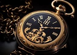 Image result for Black and Gold Roman Numeral Clock