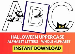 Image result for Halloween Fonts ABC