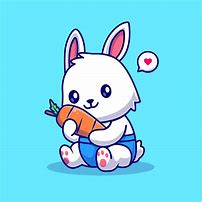 Image result for Cute Cartoon Baby Rabbit