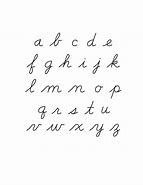 Image result for Cursive ABC's