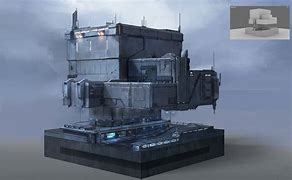 Image result for Sci-Fi Building Concept Art