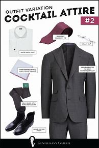 Image result for Cocktail Party Attire Men