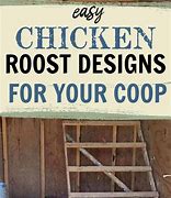 Image result for Chicken Co-op Roost Design