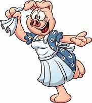 Image result for Girl Pig Cartoon