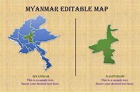 Image result for Myanmar Map for PowerPoint