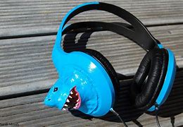 Image result for Shark with Headphones Black and White