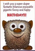 Image result for Cute but Funny B Day Cards