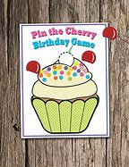 Image result for Pin the Cherry On the Cupcake