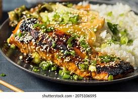 Image result for BBQ Miso Salmon