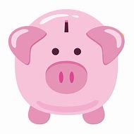 Image result for Glitter Piggy Bank PNG