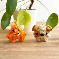 Image result for Easy Crochet Dog Keychain