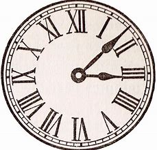 Image result for Roman Numeral Clock Faces without Hands