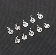 Image result for Silver Number Pendants