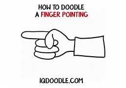 Image result for Pointing Finger Line Drawing