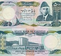 Image result for Pakistani 500 Rupee