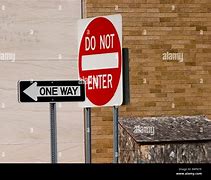 Image result for Do Not Enter One Way Traffic