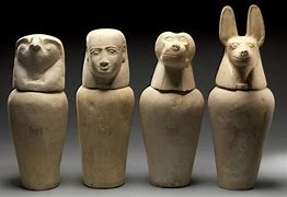 Image result for Canopic Jars Ancient Egypt