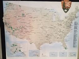 Image result for Map of Us National Park Units