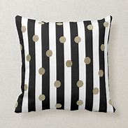 Image result for Black White and Gold Pillows