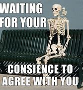 Image result for Skeleton Waiting On a Bench