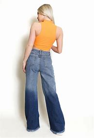 Image result for Retro Wide Leg Jeans