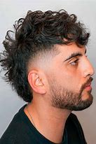 Image result for Long Hair Fade Mullet