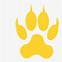 Image result for Gold Paw Print Free