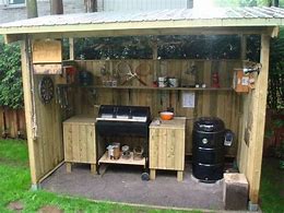 Image result for Outdoor Grill Shed