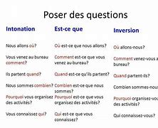 Image result for Questions En Francais