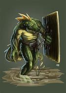 Image result for Lizardfolk Ranger Art