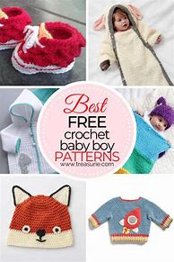 Image result for Crochet Baby Boy Clothes Patterns Free