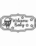 Image result for Welcome Baby Font