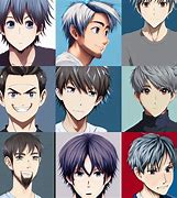 Image result for Blue Anime Guy Smiling