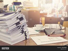 Image result for Pile of Mail On Desk