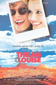 Image result for Thelma and Louise Poster Font