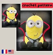 Image result for Minion Kevin Free Crochet Pattern