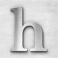 Image result for Metal Letter H