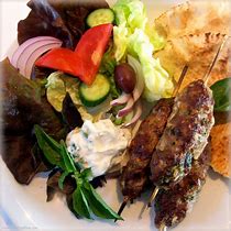 Image result for Grilled Kefta Skewers