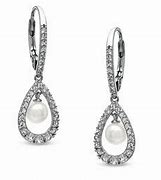 Image result for Single Pearl Earrings Zales