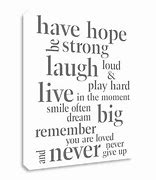 Image result for Inspirational Quotes Canvas Wall Art