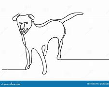 Image result for Continuous Line Drawing Dog