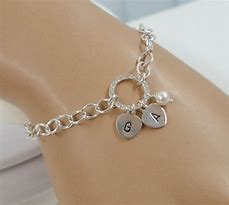 Image result for Initial Charm Bracelet