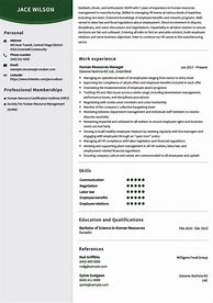 Image result for HR Manager CV Examples