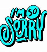 Image result for Sorry Cartoon Sticker