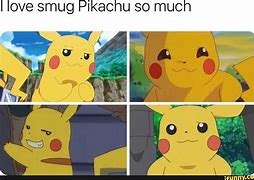 Image result for Smug Pikachu