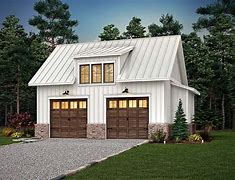 Image result for Basic 2 Car Garage Plans