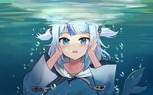 Image result for Gawr Gura Wallaeprps Ocean