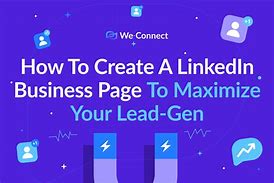 Image result for LinkedIn Page. Create